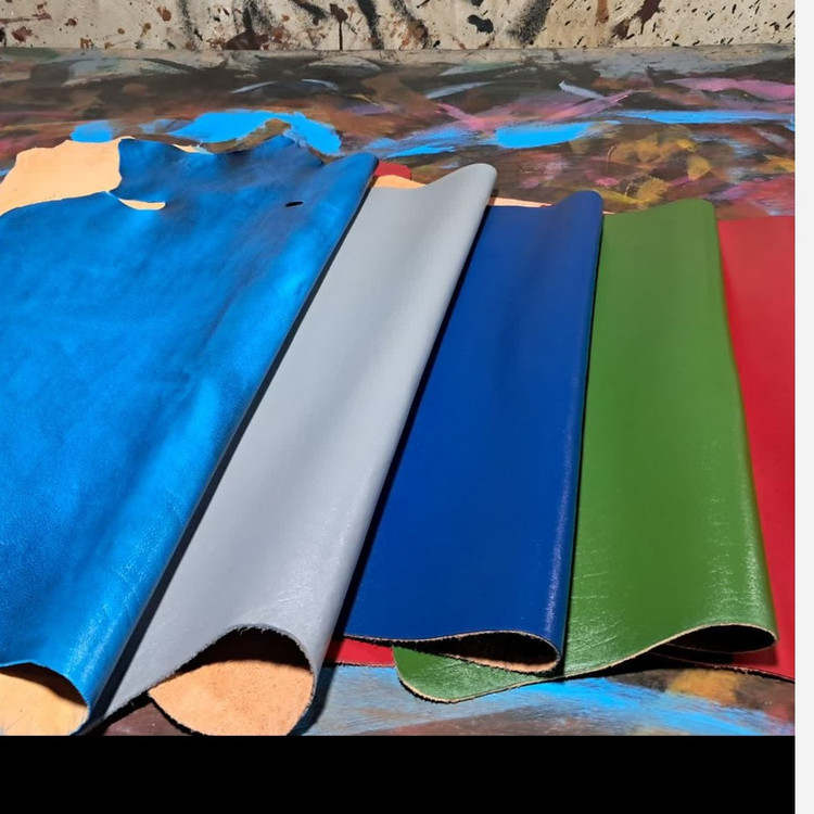 چرم طبیعی بزی رویه در 10رنگ زیبا وخاص